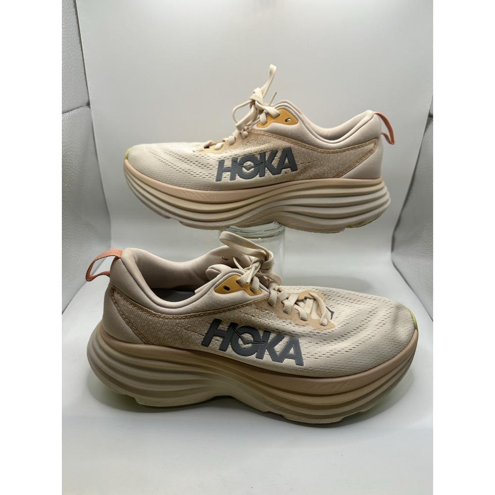 Size 7.5 - Hoka One One HOKA Bondi 8 Cream Vanilla Women